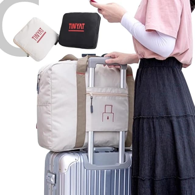 【MoonDy】折疊包 旅行包 大包包 行李包 折疊旅行袋 旅遊包 拉桿行李袋 外出包 帆布手提袋 交換禮物 多款任選