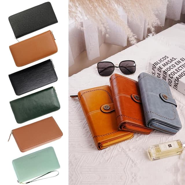 【MoonDy】錢包 皮包 錢包女 拉鍊錢包 長夾女生 大容量超能裝 手機錢包 女長夾 日本長夾 黃色長夾 生日禮物