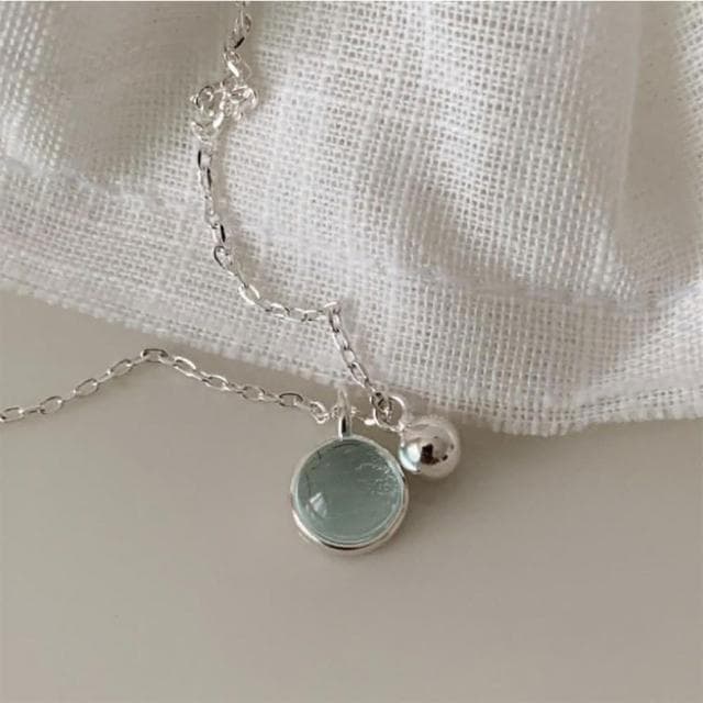 【MoonDy】水晶項鍊 女生項鍊 歐美項鍊 飾品 禮物閨蜜 女友生日禮物 開運 桃花 招財 好看 項鍊女