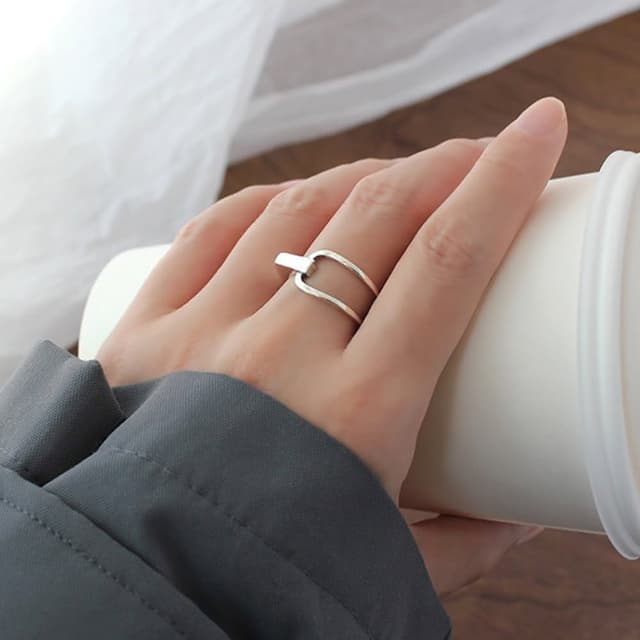 【MoonDy】925 純銀戒指 戒指女 ins 個性戒指 中性戒指 小禮物 情人節禮物 戒指 戒指女生 純銀戒指