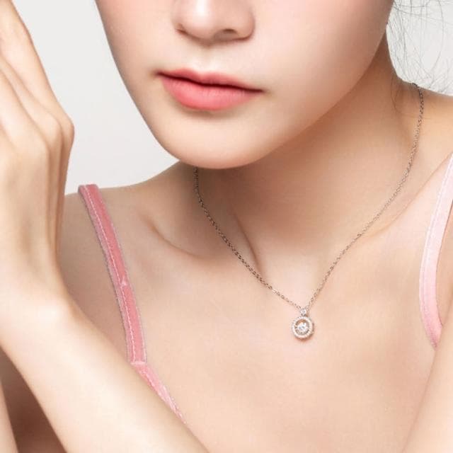 【MoonDy】造型項鍊 閨蜜項鍊 生日禮物 情人節禮物 生日禮物 銀項鍊 銀飾 女生項鍊 韓國項鍊 純銀項鍊 莫桑石項鍊