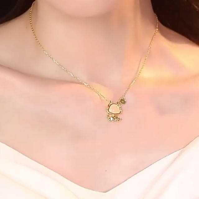 【MoonDy】項鍊 純銀項鍊 金項鍊 生肖項鍊 生肖龍年 小眾項鍊 和田玉項鍊 兒童項鍊 招財項鍊 保平安 禮物