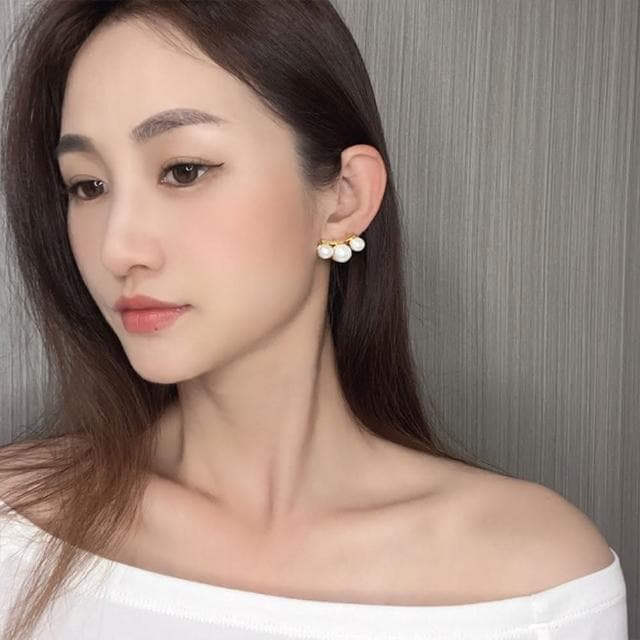 【MoonDy】珍珠耳環 韓國耳環 日系耳環 小眾耳環 簡約耳環耳環 耳釘 耳飾 氣質耳環 金色耳環 閨蜜耳環