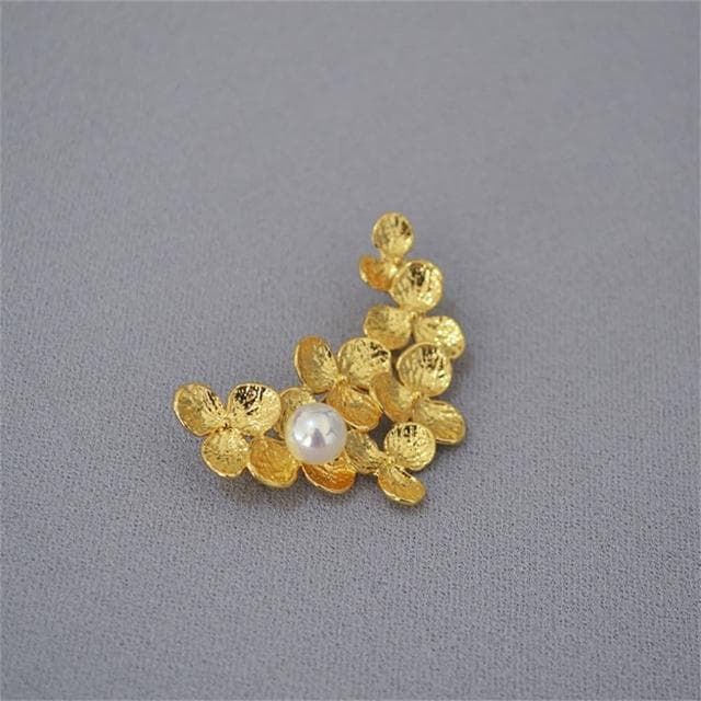 【MoonDy】胸針 別針 胸花 女髮飾 手工胸針 優雅胸針 圍巾扣 造型別針 小眾飾品 珍珠胸針 收腰別針 包包飾品 生日禮物