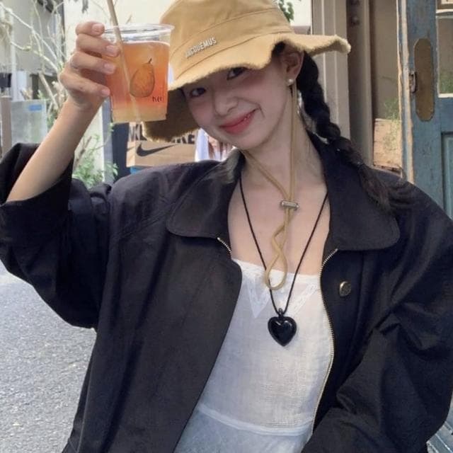 【MoonDy】項鍊 頸鍊 cocker 愛心項鍊 皮革項鍊 百搭項鍊 可愛項鍊 辣妹項鍊 麻繩項鍊 黑桃項鍊 時髦感 女生禮物