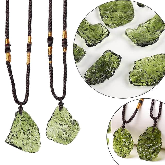 【KT DADA】隕石玻璃項鍊 琉璃項鍊 原石項鍊 項鍊 配飾 隨形石項鍊 情侶項鍊 吊墜項鍊  長輩禮物