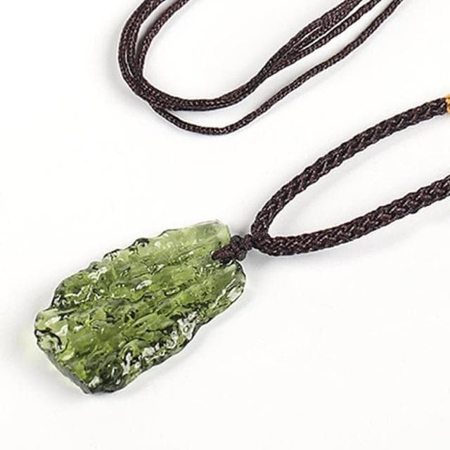 【KT DADA】隕石玻璃項鍊 琉璃項鍊 原石項鍊 項鍊 配飾 隨形石項鍊 情侶項鍊 吊墜項鍊  長輩禮物