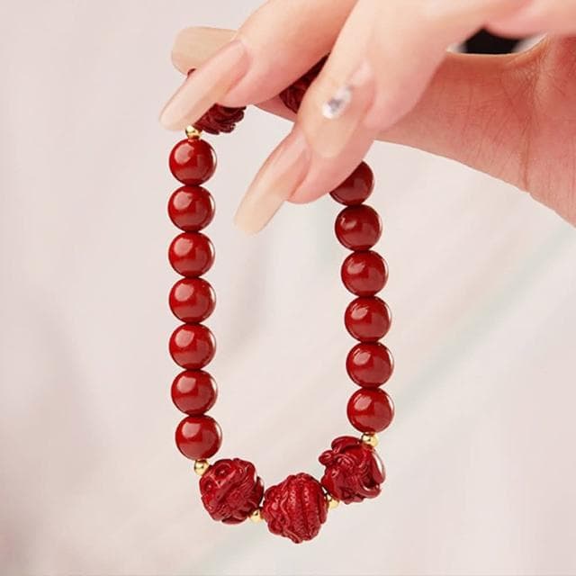 【KT DADA】紫金砂手鍊 十二生肖 三合六合手鍊 佛珠 硃砂手鍊 本命佛 生肖手串 紅瑪瑙手鍊 轉運手鍊 長輩禮物