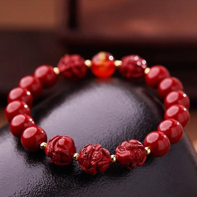 【KT DADA】紫金砂手鍊 十二生肖 三合六合手鍊 佛珠 硃砂手鍊 本命佛 生肖手串 紅瑪瑙手鍊 轉運手鍊 長輩禮物