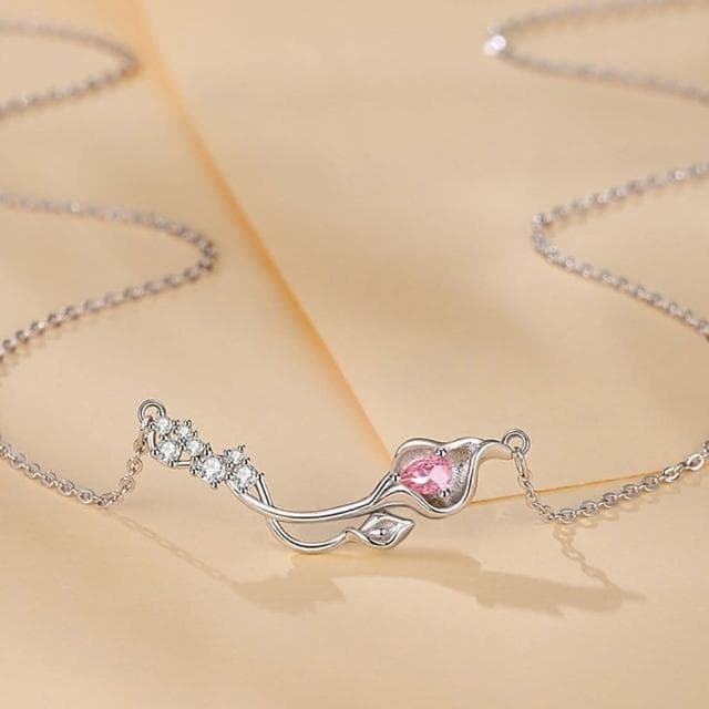 【MoonDy】純銀項鍊 項鍊 女生飾品 馬蹄項鍊 鎖骨鏈 通體純銀 鋯石 吊飾 項鍊女 925 女生項鍊 情人節禮物 生日禮物