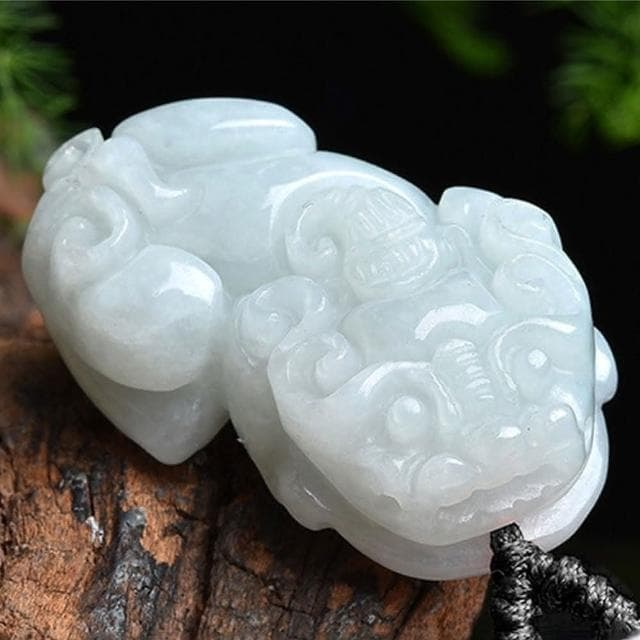 【MoonDy】項鍊 吊飾 玉珮 吊墜 玉石項鍊 貔貅 招財項鍊 保平安 翡翠 飾品 護身符 如意 男女同款 送媽媽 生日禮物