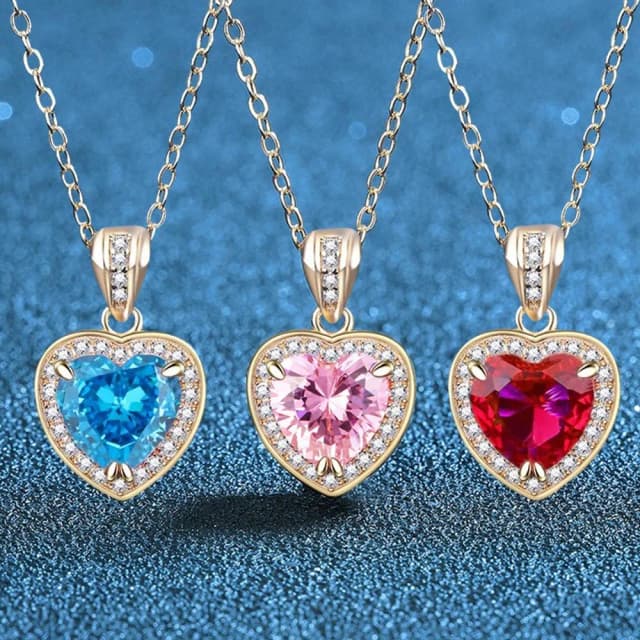 【MoonDy】項鍊女 925 純銀項鍊 項鍊 心型項鍊 吊墜 女生飾品 通體純銀 吊飾 鎖骨鏈 情侶項鍊 女生禮物  生日禮物