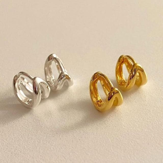 【MoonDy】耳環 小圈耳環 高級感 輕奢 耳飾 925 純銀耳環 耳扣 韓國飾品 簡約ins風 個性耳環 抗敏耳環