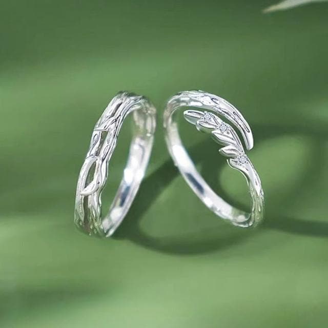 【KT DADA】開口戒指 高級感 禮物 戒指 指環 純銀戒指 送女友 送男友 可調節戒指 造型戒指 情侶戒指 男女對戒 生日禮物