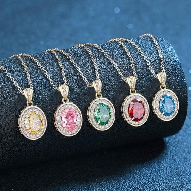 【KT DADA】純銀項鍊 吊飾 鎖骨鏈 銀飾 藍色項鏈 項鍊 女生項鍊 韓國飾品 禮物 吊墜 925 粉紅色 小眾設計 個性項鍊