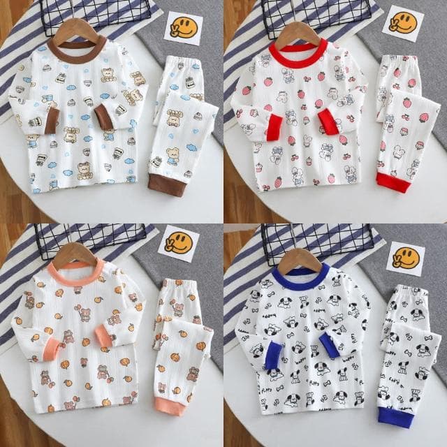 【Arbea】兒童長袖套裝C269(秋季居家服睡衣)