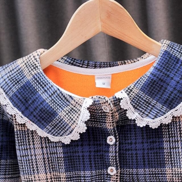 【Arbea】女童長袖連衣裙兒童裝加絨加厚裙子C595(秋冬款)