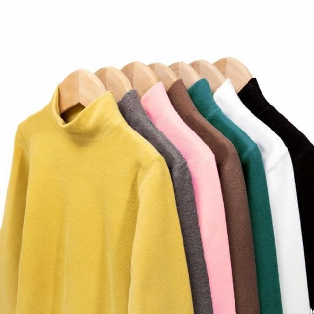 【Arbea】中大童裝秋冬兒童男女童上衣保暖半高領打底衫透氣C804(秋冬款)