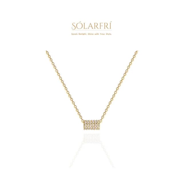 【SOLARFRi】閃耀鎖骨項鏈｜可調項鏈大小 附 附品牌禮盒包裝  閨蜜生日情人節女友母親老婆聖誕禮物