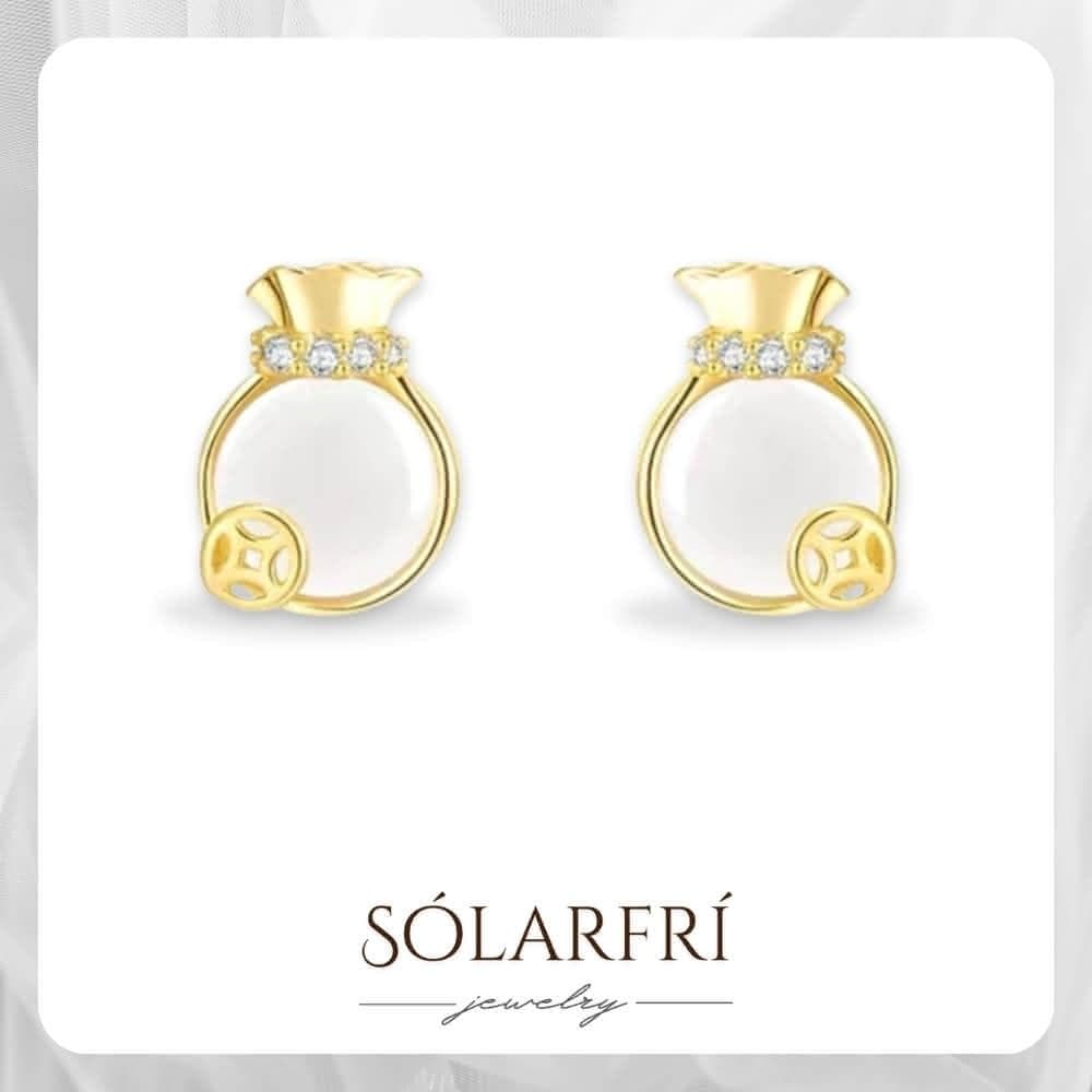 【SOLARFRi】銀針耳環｜優選親膚材質配戴舒適 附品牌禮盒包裝 閨蜜生日情人節女友母親老婆聖誕禮物