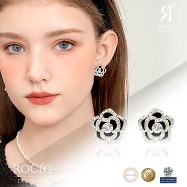 【ROCiO】ROCiO品牌輕奢經典耳環｜無耳洞耳夾款 閨蜜生日情人節女友母親老婆聖誕禮物