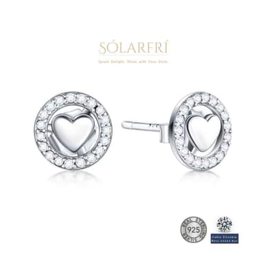 【SOLARFRi】銀針耳環｜優選親膚材質配戴舒適 附品牌禮盒包裝 閨蜜生日情人節女友母親老婆聖誕禮物