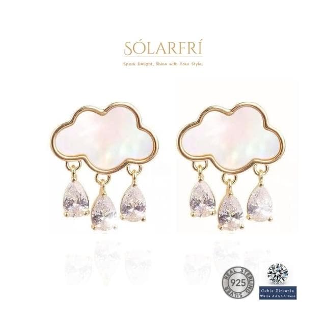 【SOLARFRi】銀針耳環｜優選親膚材質配戴舒適 附品牌禮盒包裝 閨蜜生日情人節女友母親老婆聖誕禮物