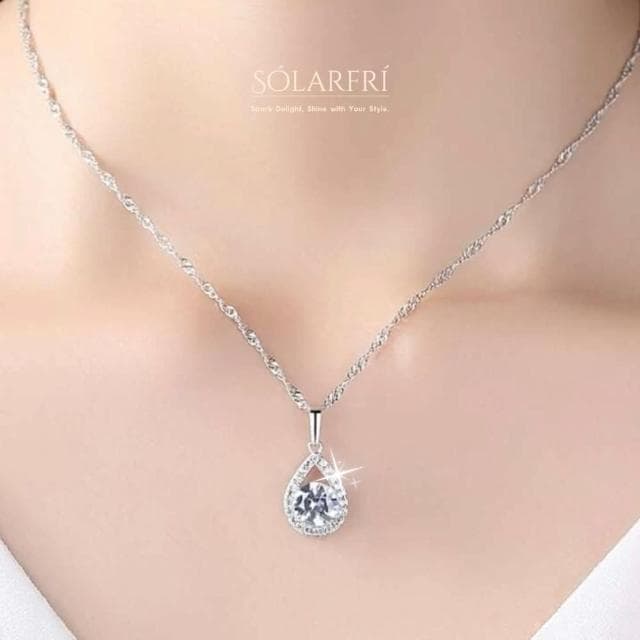 【SOLARFRi】閃耀鎖骨項鏈｜可調項鏈大小 附品牌禮盒包裝  閨蜜生日情人節女友母親老婆聖誕禮物