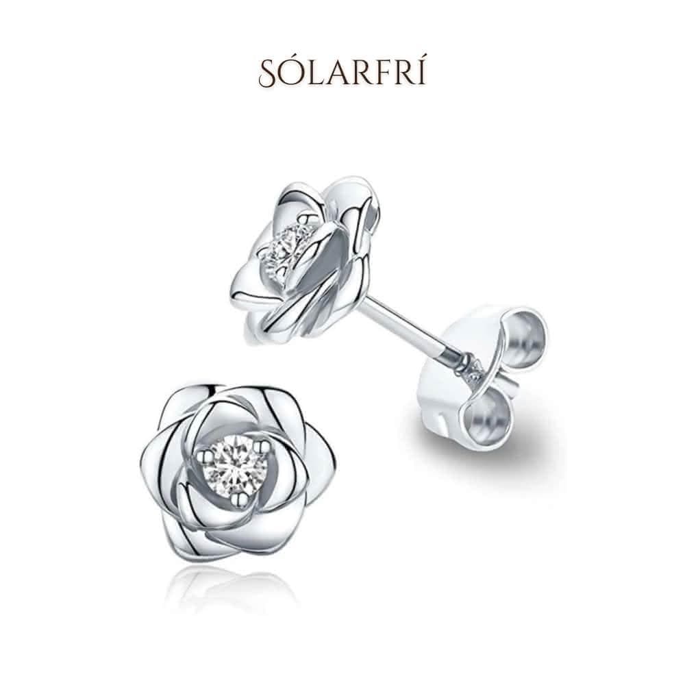 【SOLARFRi】銀針耳環｜優選親膚材質配戴舒適 附品牌禮盒包裝 閨蜜生日情人節女友母親老婆聖誕禮物
