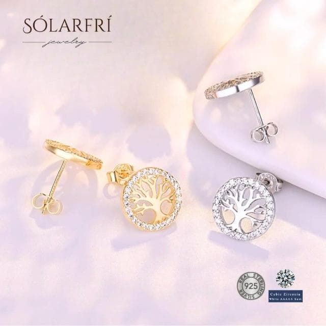 【SOLARFRi】銀針耳環｜優選親膚材質配戴舒適 附品牌禮盒包裝 閨蜜生日情人節女友母親老婆聖誕禮物