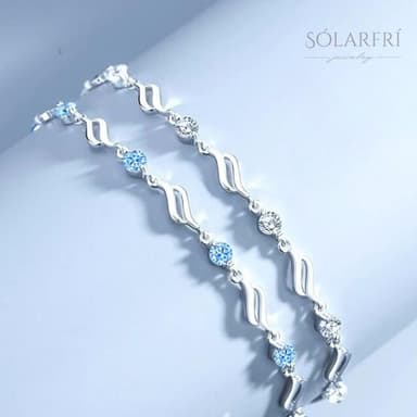 【SOLARFRi】輕奢晶耀手鏈｜可調整項鏈大小 附 附品牌禮盒包裝  閨蜜生日情人節女友母親老婆聖誕禮物