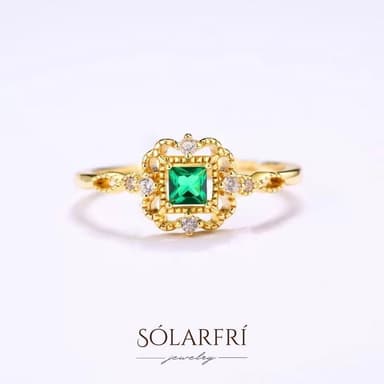 【SOLARFRi】輕奢閃耀戒指｜可調整戒圍大小 附品牌禮盒包裝 閨蜜生日情人節女友老婆母親聖誕禮物