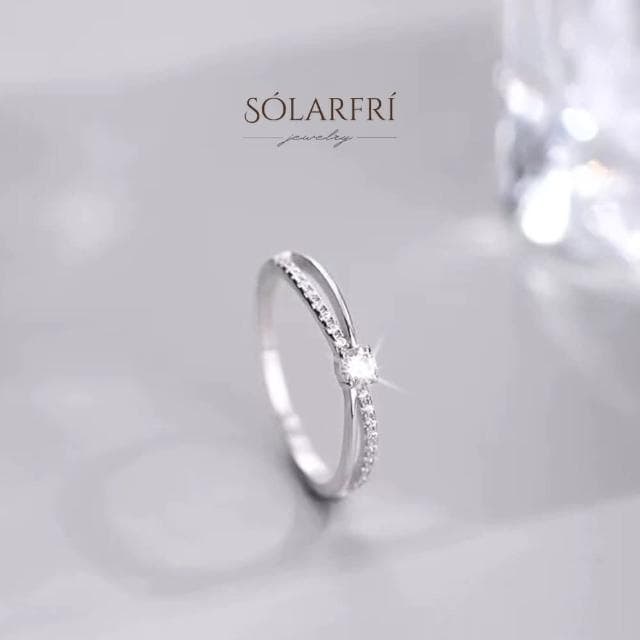 【SOLARFRi】輕奢閃耀戒指｜可調整戒圍大小 附品牌禮盒包裝 閨蜜生日情人節女友老婆母親聖誕禮物