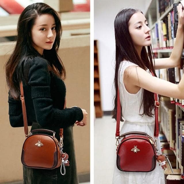 【LEEHER】包包女 斜背包 手提包 貝殼包 小包包 皮革包 復古包包 韓國包包 黑色包包 閨蜜包包 女生禮物