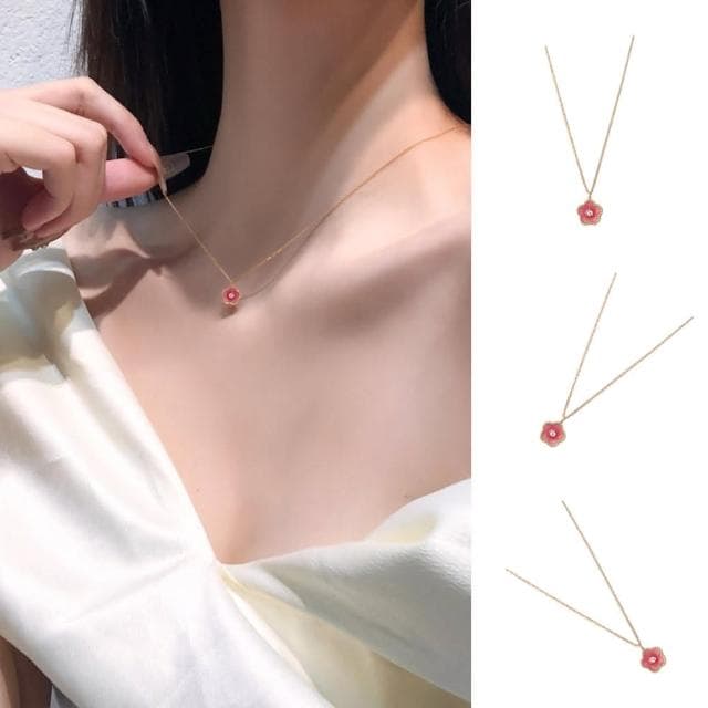 【LEEHER】女生/項鍊/純銀項鍊/新娘飾品/小飾品/水晶項鍊/幸運草項鍊/寶石項鍊/925純銀項鍊/小禮物/交換禮物