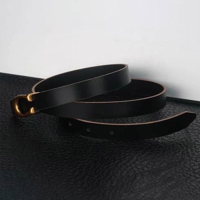 【LEEHER】C字腰帶/牛皮皮帶/紅色皮帶/黑色腰帶/洋裝腰帶/真皮皮帶/禮物/皮帶/腰帶/真皮腰帶/細腰帶/女腰帶/搭配神器