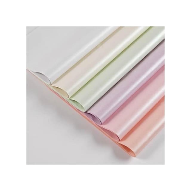 50*70cm珠光雪梨紙 花束包裝紙 禮物包裝紙 畢業花束 情人節花束包裝 小香風 抓皺雪梨紙