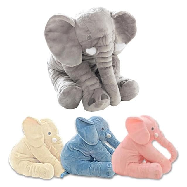 可愛大象抱枕 彌月禮物 生日禮物 毛絨玩偶60CM無毯