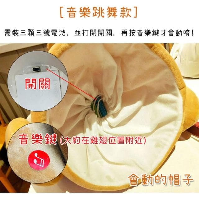 會動的火雞帽 電動火雞帽 火雞帽 萬聖節 感恩節 聖誕節 交換禮物 雞腿帽 火雞帽 火雞 整人 搞怪