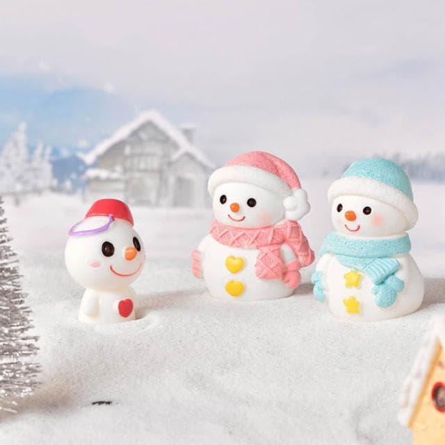 聖誕擺飾 聖誕小公仔 聖誕裝飾 雪人 聖誕老人 小熊 佈置 模型 擺件 交換禮物 聖誕節 造景 微景觀
