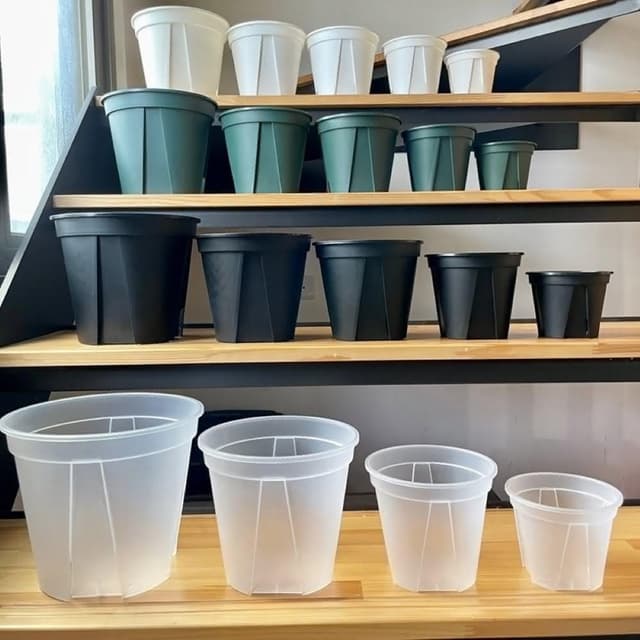 《斑啾植選》青山盆｜3吋盆二入｜(觀葉植物專用盆｜斑葉｜合果芋｜龜背芋｜觀音蓮｜室內植物｜盆栽)