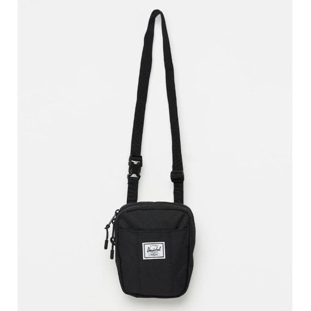 【Herschel】Cruz Crossbody 帆布 防潑水 全黑 黑色 旅行 小型 側包 胸包 斜包 小包 腰包 隨身包(交換禮物)