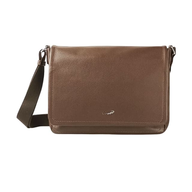 【Crocodile】Crocodile 鱷魚皮件 真皮 橫式翻蓋斜背包  0104-08104Rocky 2.0系列