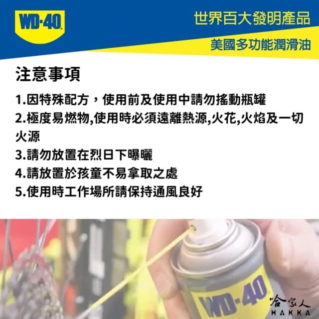 【WD-40】食品級潤滑劑 SPECIALIST NSF(H1 H2 食品安全 食品機器保養 潤滑油 WD40 哈家人)