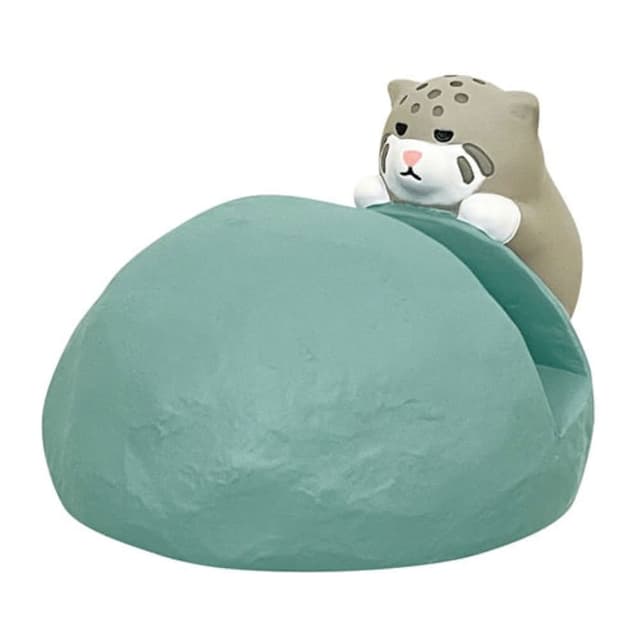 【DECOLE】concombre 貓科系列 星球手機架-兔猻貓(收藏商品 交換禮物 生日送禮 辦公室療育商品)