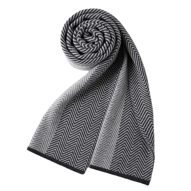 【米蘭精品】父親節禮物 現貨+預購 100%羊毛圍巾防寒披肩條紋拼色保暖男女配件情人節生日聖誕節交換禮物4色74dl6