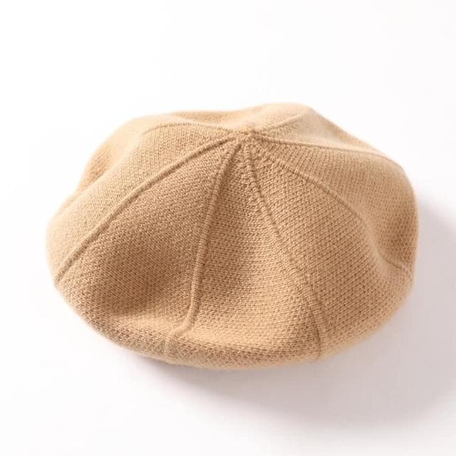 【米蘭精品】現貨+預購 100%針織帽羊毛帽貝蕾帽保暖男女配件生日情人節父親節禮物14色74dm17
