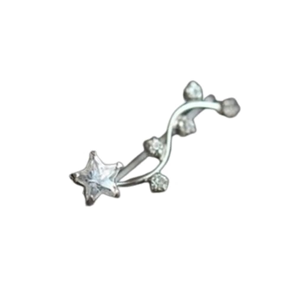 【米蘭精品】現貨+預購 耳環流行銀飾品鑲鑽耳飾時尚精美星星情人節生日禮物聖誕節交換禮物首選73ag215
