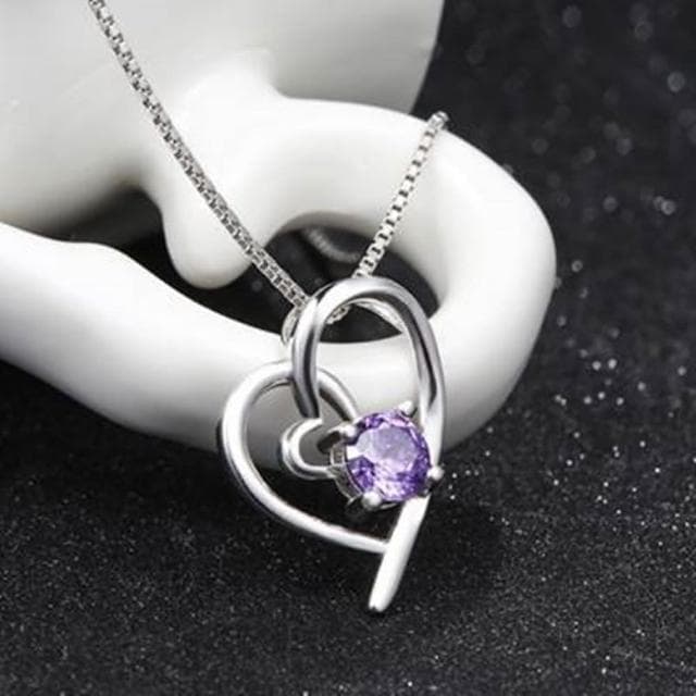 【米蘭精品】現貨+預購 鑲鑽項鍊流行銀飾品心型真愛氣質母親節生日情人節聖誕節交換禮物73v84