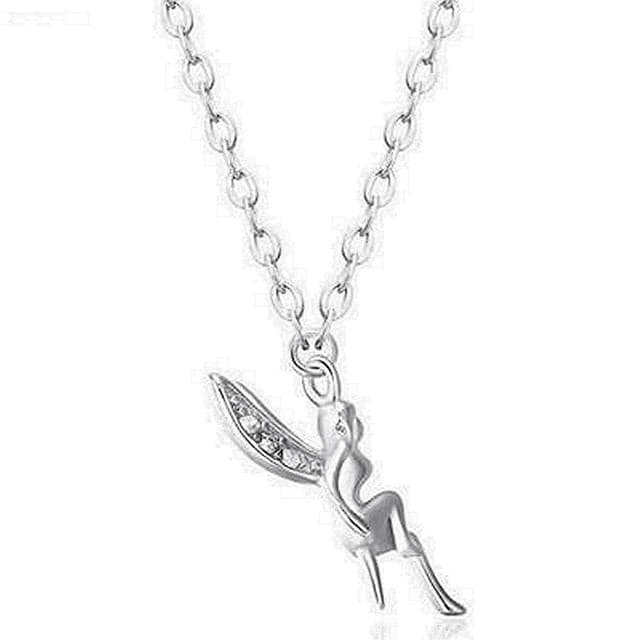 【米蘭精品】現貨+預購 項鍊流行銀飾品守護天使母親節生日情人節聖誕節交換禮物73v110